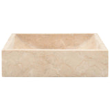 142773 Sink 45x30x12 cm Marble High Gloss Cream