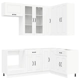 Kitchen Unit KALMAR 8 pcs White Engineered Wood 3438457