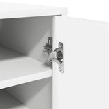 Shoe Cabinet White 32x35x70 cm Engineered Wood 808954