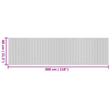 Rug Rectangular Nature 80x300 cm Bamboo 376781