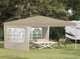 Pop-up Party Tent 288 x 288 x 245 cm Cream Oxford Fabric 42019757