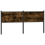 Replace Headboard Smoked Oak 180 cm Engineered Wood and Steel 4007703