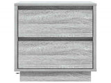 Bedside Cabinet Grey 39 x 34.5 x 50 cm Engineered wood 869620