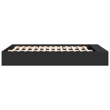 Bed Frame without Mattress Black 150x200 cm King Size 3280560