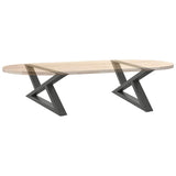 Coffee Table Legs 2 pcs Anthracite 70x cm Steel 4012694