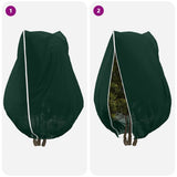 Frost Protection Plant Fleece Covers 3 pcs Green 3.5 x 2.5 m 42021081