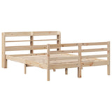 Bed Frame with Headboard without Mattress 140x190 cm 3306637