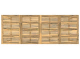Garden Bar Table White 196 x 100 x 105 cm Solid Acacia Wood 3394425