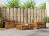 Outdoor Sofa Set 5 pcs Natural Solid Acacia Wood 3373424