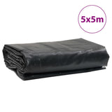 Tarpaulin Anthracite 5x5 m 650 g/m² 156103