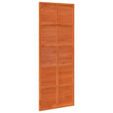 Barn Door Wax Brown 80x208 cm Solid Wood Pine 850646