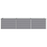 Raised Garden Bed Grey 240 x 40 x 55 cm cold-rolled steel 8006255