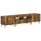 5 Piece LED TV Cabinet Smoked Oak Engineered Wood 3416603