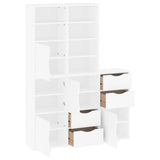 Side Cabinets 5 pcs "ODDA" White 40x24x79 cm Solid Wood Pine 3365359