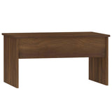 Coffee Table Brown Oak 80x50,5x41,5 cm Engineered Wood 819289