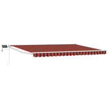 Manual Retractable Awning with LEDs 4.5 x 3 m 3419307
