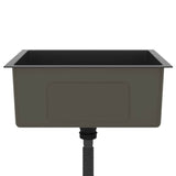 Handmade Kitchen Sink Black Stainless Steel 51503
