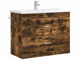 Bathroom Furniture Set Smoked Oak 81 x 40 x 84.5 cm 3404378