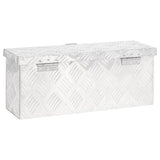 Storage Box Silver 50x15x20.5 Aluminium 152246