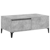 ZNTS Coffee Table Concrete Grey 90x50x36.5 cm Engineered Wood 821120