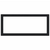 Shelf Brackets for Washbasin 2 pcs Black Rectangular Steel 4007272