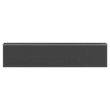Garden Shed Anthracite 192x938x223 cm Galvanised Steel 3147458