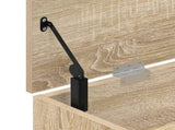 Shoe Bench Sonoma Oak 102x30.5x45 cm Engineered Wood 859138