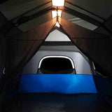Family Tent with LED 9-Person Light Blue Quick Release 94310