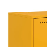 TV Cabinet Mustard Yellow 68x39x60.5 cm Steel 846521