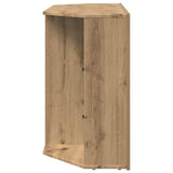 Corner LED TV Cabinet 100x40x68cm Artisan Oak Engineered Wood 889794