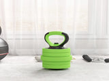 40kg Four-In-One Adjustable Weight Dumbbells Set, Barbell, Kettlebell, Push Up Stand - Green T3398P349235