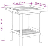 Coffee Table 45x45x45 cm Bamboo 366471
