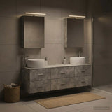 Bathroom Furniture Set 5 pcs Concrete Grey 3406994
