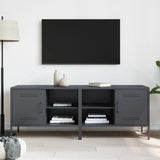 TV Cabinets 2 pcs Anthracite 68x39x50.5 cm Steel 842999