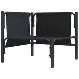 Outdoor Furniture with Cushion Anthracite 80 x 80 x 71 cm Steel 42009986