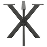 Dining Table Leg Spider Shape Anthracite 85x85x cm Steel 4013122