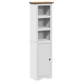 Bathroom Cabinet BODO White and Brown 44x30x160 cm 4016861