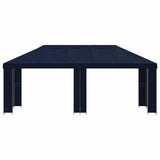 Garden Gazebo 6 x 3 m Blue Polyester and Steel 190 3376013