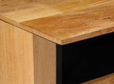 TV Cabinet with Shelf Natural 100 x 33 x 46 cm Solid Mango Wood 4018278