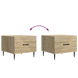 Coffee Table Sonoma Oak 49 x 50 x 40 cm Engineered Wood 894967