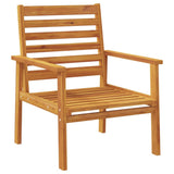 Garden Sofa Chair 2pcs with Cushion Solid Wood Acacia 366375