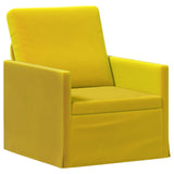 Sofa Set 2 pcs Yellow Velvet 3433210