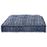 Sofa Cushion Indigo Print 120 x 80 x 12 cm Fabric 4019076