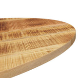 Table Top 110x40x3.8 cm Oval Solid Wood Mango 370831
