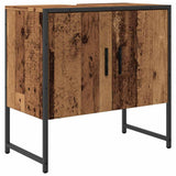 Bathroom Sink Cabinet Old Wood 60x33x60 cm Engineered Wood 857702