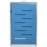Single Wheelie Bin Shed 69x77.5x112.5 cm Stainless Steel 149566