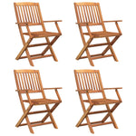 ZNTS 5 Piece Garden Dining Set Solid Wood Acacia 3152899