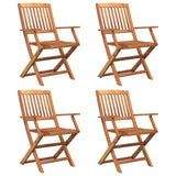 ZNTS 5 Piece Garden Dining Set Solid Wood Acacia 3152899