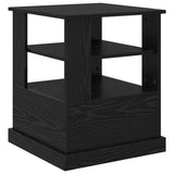 Bedside Cabinet Black Oak 50 x 50 x 60 cm Engineered Wood 881410