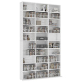 CD Cabinet White 102x23x177.5 cm Engineered Wood 801778